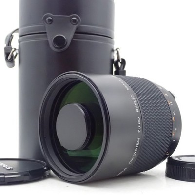 Olympus OM System Zuiko Reflex 500mm f/8 MF Mirror telephot lens Japan Mint