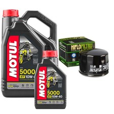 V1000 Hydroconvert Motul 5000 10w40 5L Oil Filter Kit Moto Guzzi V 1000 1976 8.00 per litre