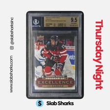 2015 UPPER DECK #C270 CONNOR MCDAVID CANVAS PROGRAM OF EXCELLENCE ROOKIE BGS 9.5