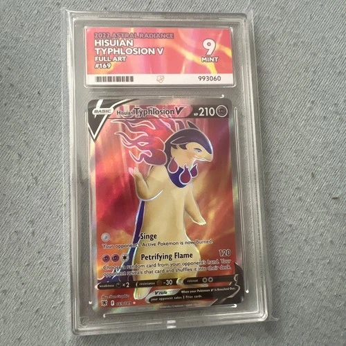 Pokémon TCG Hisuian Typhlosion V Sword& Shield Astral Radiance 169/189 Ace 9 eng