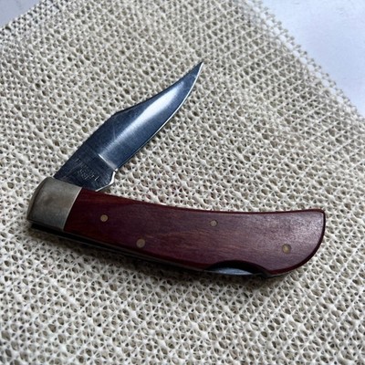 Case XX P1051 1/2 L SSP Pocket Knife Wood Handle Tricon Logo 7 Dot