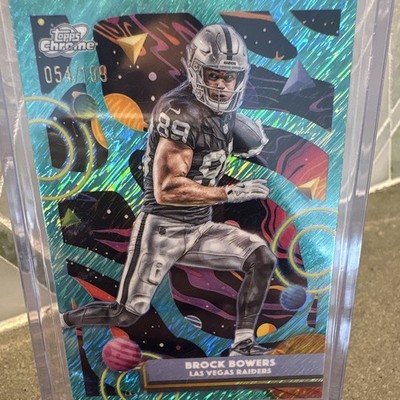 Topps Chrome Brock Bowers Las Vegas Raiders 2024 #51 Pro Football Serial /199