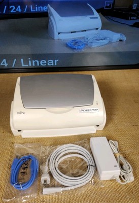 Fujitsu ScanSnap F1 Desktop Color Image Scanner 5110EOXM USB & Power Adapter