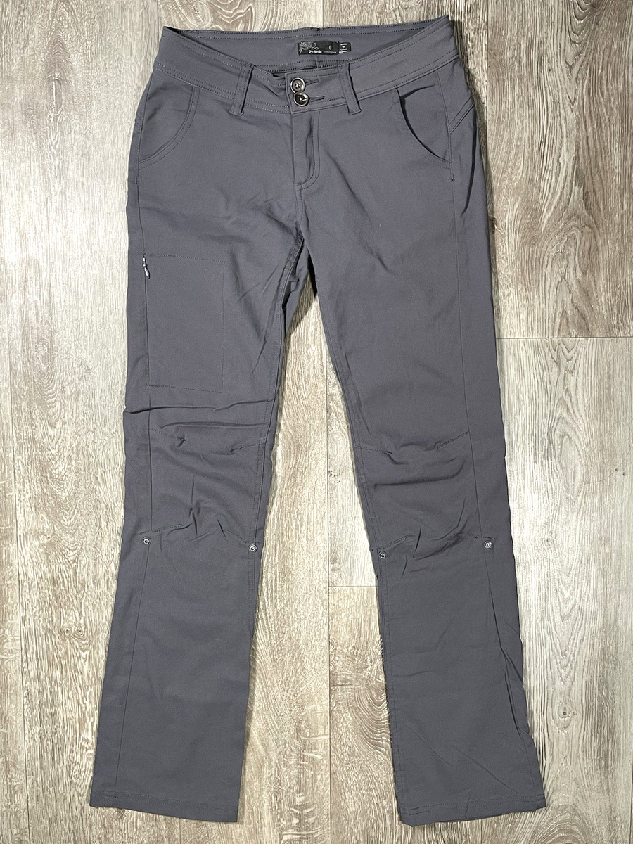 Pantalon Randonnée PrAna Halle Femme – Taille 4 – Gris – Stretch, Cordon – Occasion