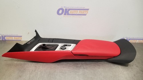 14 CHEVY CORVETTE C7 2LT AT FRONT FLOOR CENTER CONSOLE RED AND BLACK - Picture 2 of 12
