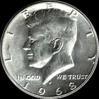 A 1968 D Kennedy Half Dollar 40% SILVER US Mint "Uncirculated"