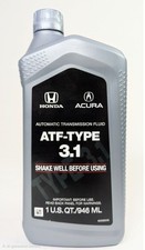 4x Qts Honda Acura Oem Atf Type 3.1 9spd New Automatic Transmission Fluid