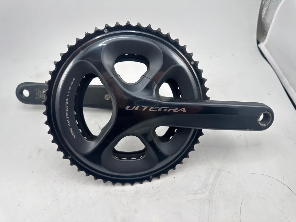 Pédalier Double Shimano Ultegra FC-6500/6503 Pour Vélo De Route - Longueur 175mm - Plateau 53/39 - Occasion