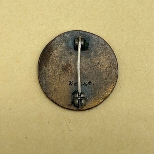 MANHATTAN PROJECT ATOMIC "A" BOMB Workers Lapel Pin Award Bronze WW2 1945 Y12 - Picture 2 of 8