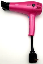 Conair Cord Keeper 1875 Watt Model 209TPR Pink Hair Blow Dryer With Concentrator