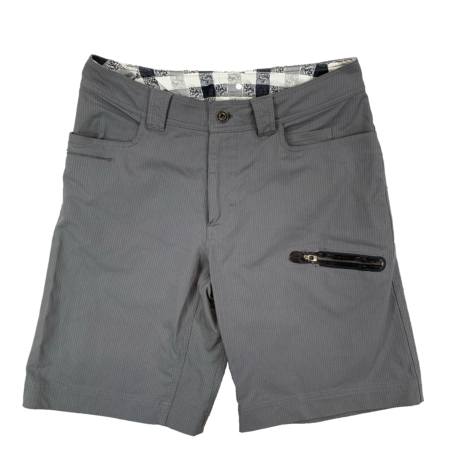 Lululemon Athletica Grey Commute Outdoor Golf Hiking Shorts Size Men's 34
