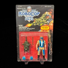 Kenner RoboCop Ultra Police Ace Jackson Figure New on Card Unpunched 1988