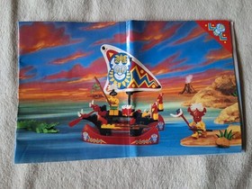 1994 LEGO 6256 ISLANDER CATAMARAN SET COMPLETE WITH MANUAL
