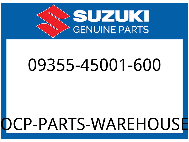 Suzuki OEM Part 09355-45001-600 HOSE(4.5X8.5X60