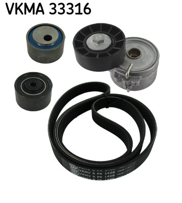 SKF VKMA 33316 V-Ribbed Belt Set for CITROËN,FIAT,PEUGEOT
