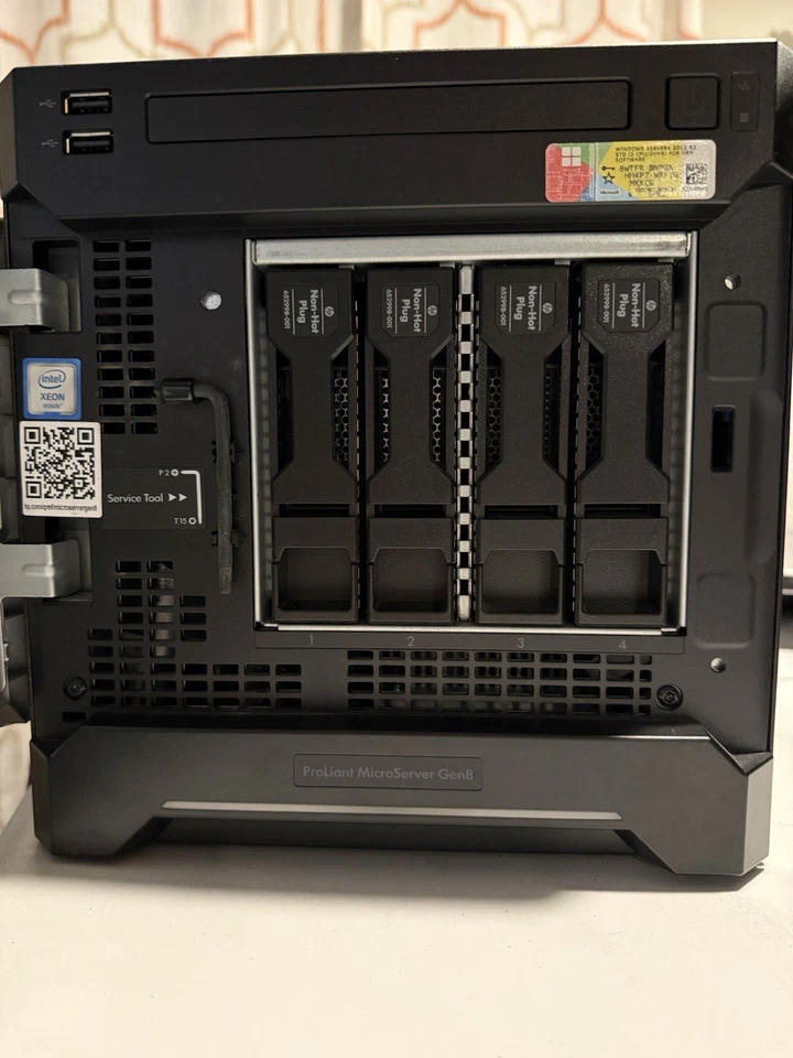 HP ProLiant MicroServer Gen8 Xeon E3-1220L v2 2.3GHz | 16GB RAM | 4x 3TB SATA - Image 4 of 4