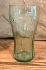 Vintage Small Coca-Cola Green Glass,  Coke  6.25 oz 4.5 inches