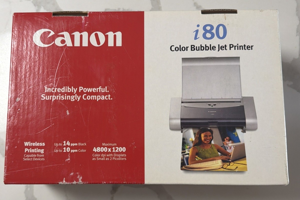 Canon i80 K10233 Bluetooth Portable USB Color Bubble Jet Printer