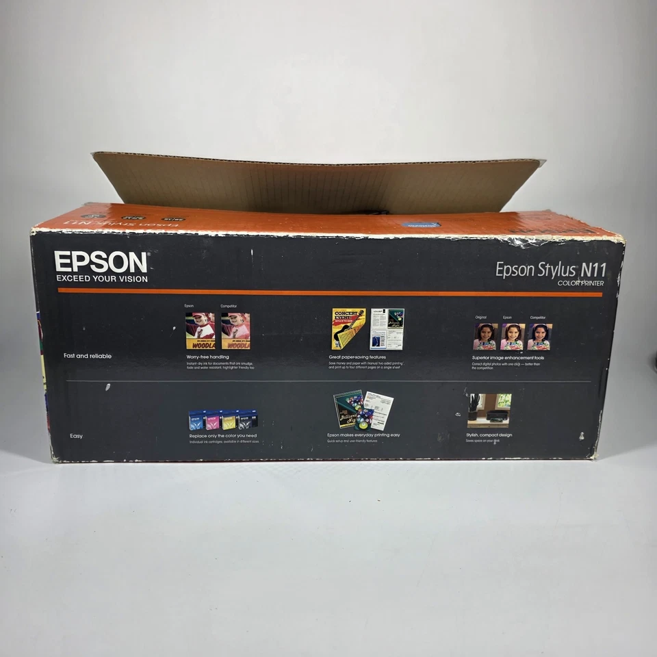 Epson Stylus N11 All-In-One Color Printer, New Open Box, Never Used - Image 3 of 3