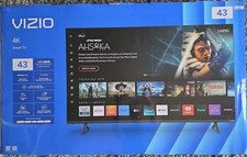 VIZIO 43" 4K UHD LED SMART TV W/DOLBY VISION HDR WIFI 6 BLUETOOTH NEW