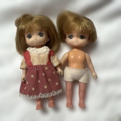 Rika-chan Miki-chan Maki-chan 2-piece set 1987 Takara