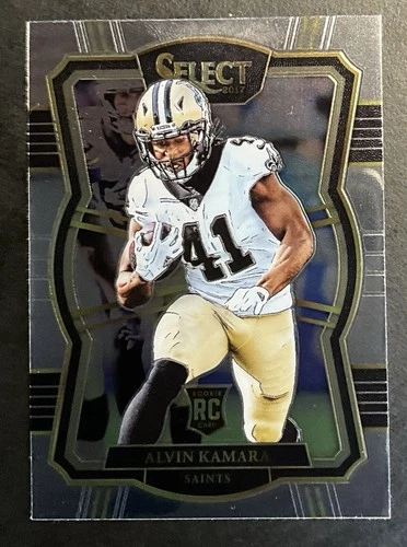 2017 Panini Select Premier Level #167 Alvin Kamara Rookie Silver Prizm (RC)