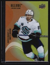 2022-23 Upper Deck Allure #SF-5 Matty Beniers Color Flow Orange-Yellow
