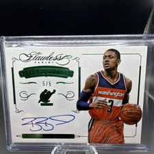 Panini 2014-15 Flawless Super Signatures Auto /5 Bradley Beal Wizards #BBSS 5/5