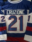 MIKE ERUZIONE 1980 USA HOCKEY MIRACLE ON ICE SIGNED XL JERSEY#2