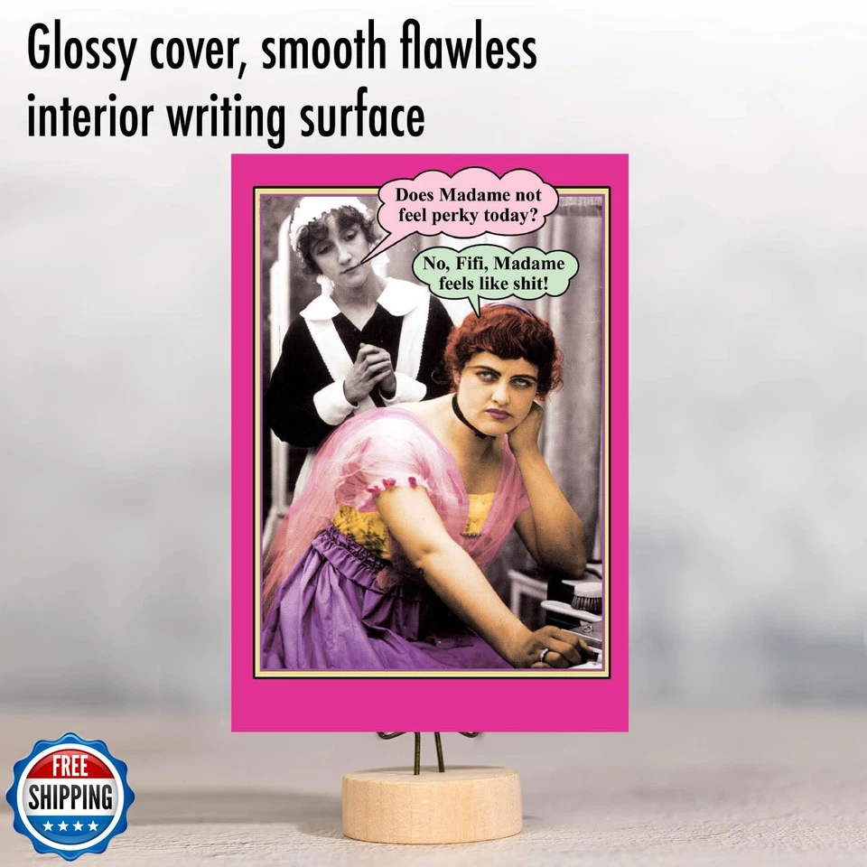 NobleWorks -1 Get Well Greeting Card with Envelope (4.63 x 6.75 Inch) - Feels - Image 4 of 4