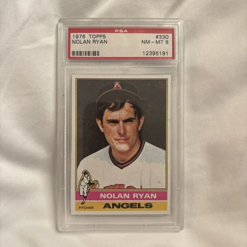 1976 Topps - Nolan Ryan #330 PSA 8 NM MT California Angels HOF Vintage Card