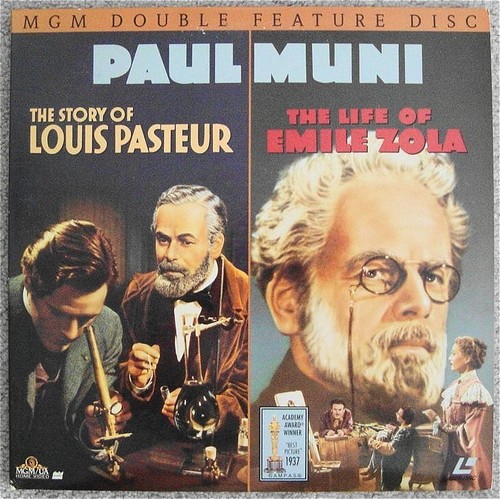 L'histoire de LOUIS PASTEUR & la vie d'EMILE ZOLA Paul Muni édition disque laser - Photo 1/5