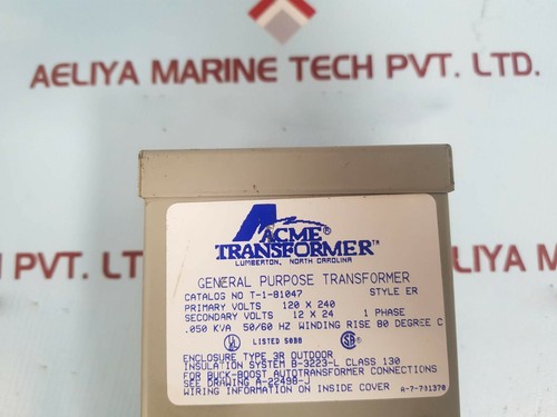 Acme T-1-81047 Buck-boost General Purpose Transformer - Picture 2 of 6