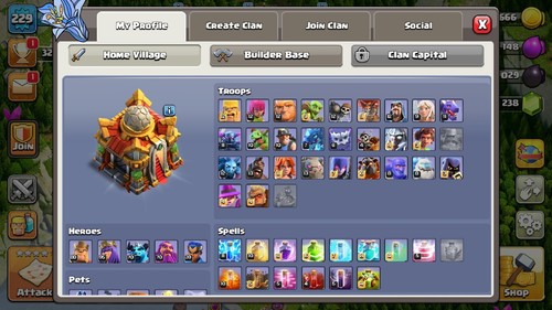 TH 16 229 lvl GOOD DEF | 80-95-70-70-39 Heroes | 6 BUILDERS | SKINS | CHEAP - Picture 2 of 11