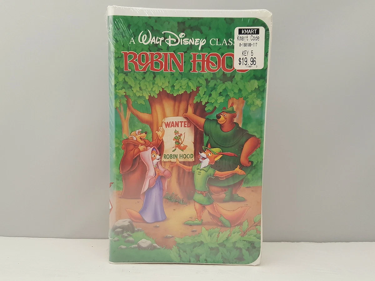Walt Disney | ROBIN HOOD | BLACK DIAMOND | VHS | Stock 1189 | SEALED |  CLAMSHELL | eBay