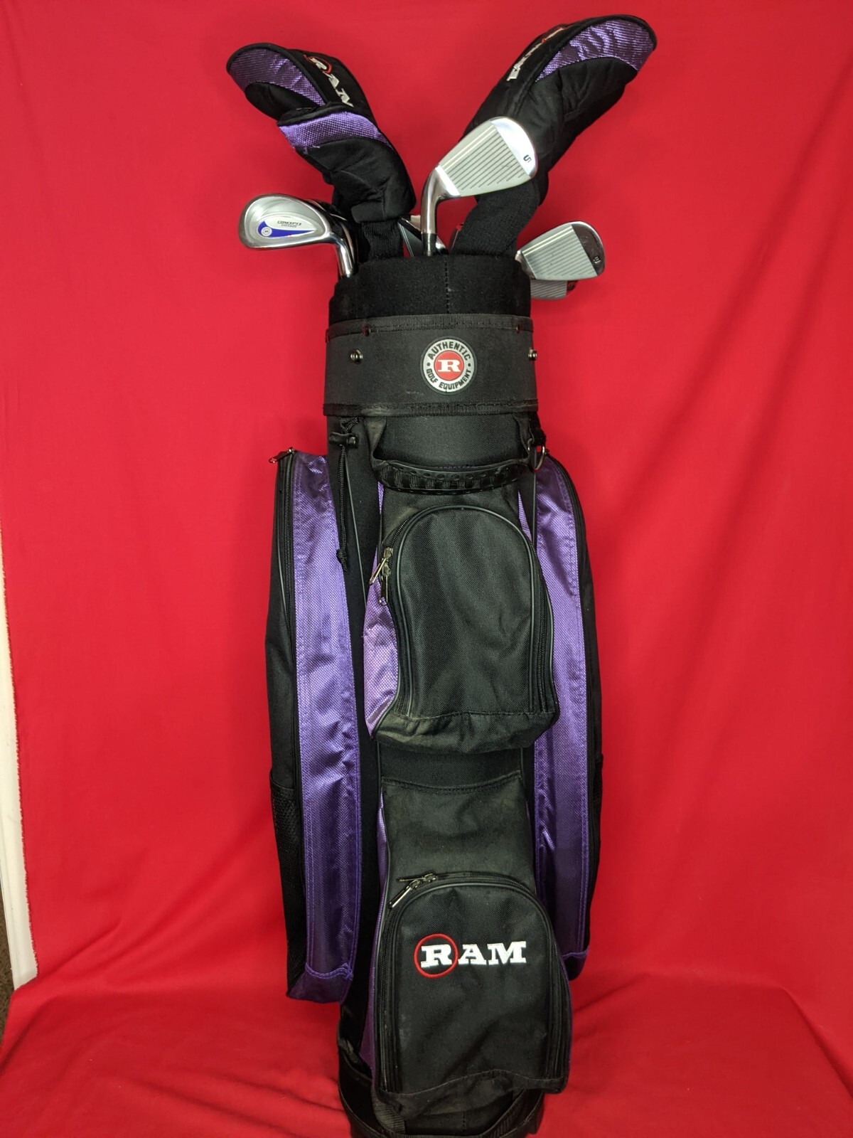 Complete Womens Matching Golf Club Set Ram Concept Oversize 12 Clubs eBay