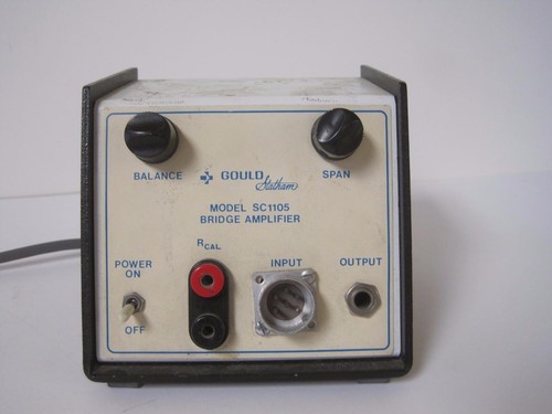 Gould Statham Bridge Amplifier Model SC1105 Works Used 59964-000-000 Rare - 第 1/10 張圖片