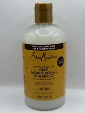 Raw Shea Butter, Deep Moisturizing Shampoo, Curly to Coily Hair, 13 fl oz