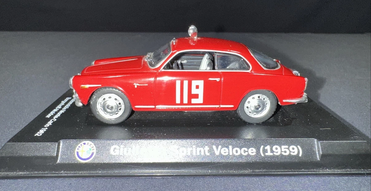 Miniature Altaya 1/43 Alfa Romeo 1900 T.I. #326 - Mille Miglia 1954 - Marron