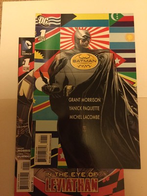 BATMAN  INCORPORATED & BATMAN IN THE EYE OF LEVIATHAN , BOTH #1 1st Prints