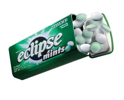 Wrigley's Eclipse Spearmint Candy Sugarfree Mints X 2 Tins FREE Shipping