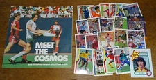 Zico 1982 Panini Sticker, 1978 NY Cosmos Album (empty), 1994 World Cup; 20 Cards