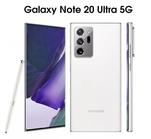 Samsung Galaxy Note 20 Ultra 5G 128GB Unlocked N986U - Mystic White Black Bronze - Picture 9 of 16