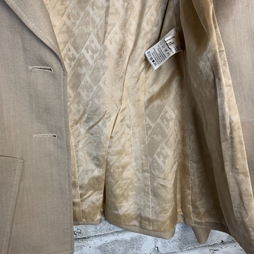 Escada Silk Blend Blazer Jacket Women's EU34 US4 Cream Old Money Career Preppy - Picture 9 of 16