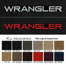 Lloyd Mats Velourtex Jeep Wrangler Logo Floor Mats 1987-2006 Lloyd Mats Velourtex Jeep Wrangler Logo Floor Mats 1987-2006