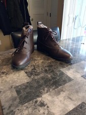 Sam & Libby Brown Sweater Top Ankle Boots Sz ...
