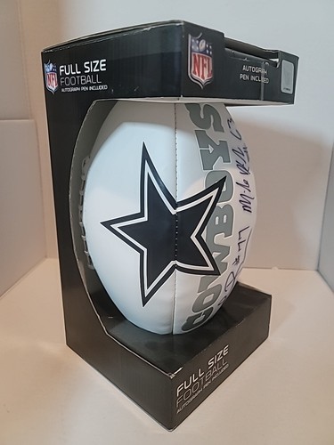 Dallas Cowboys #77 And Mike Kiselak #63 Full size Football Autographed - Picture 2 of 4