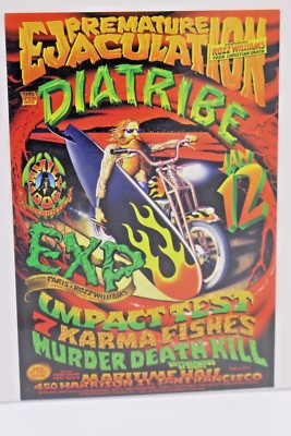 PREMATURE EJACULATION DIATRIBE 1996 MARITIME HALL SAN FRANCISCO HANDBILL FLYER 