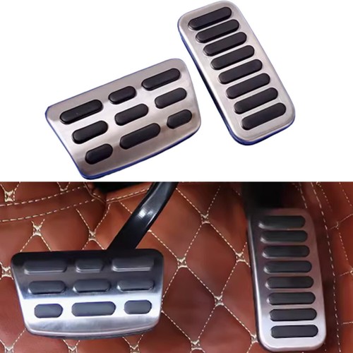 STEEL PEDAL SET GAS/BRAKE PEDALS FOR HYUNDAI 16-23 ELANTRA 17-23 KONA ...