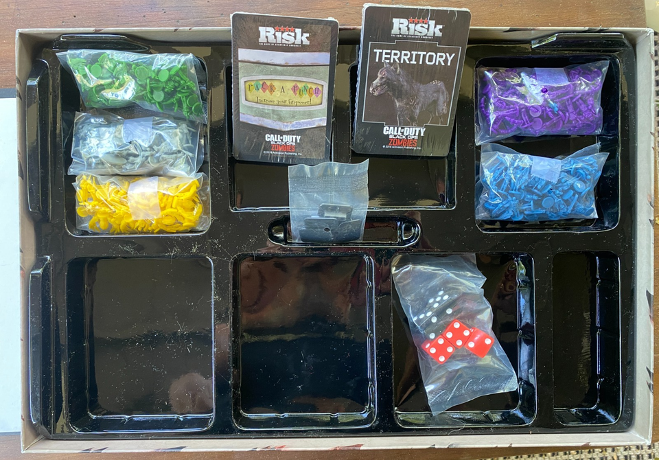 Risk Call of Duty Black Ops Zombies. New Open Box - ONE PART MISSING | eBay